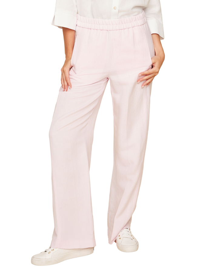 Renuar Wide Leg Linen Pants