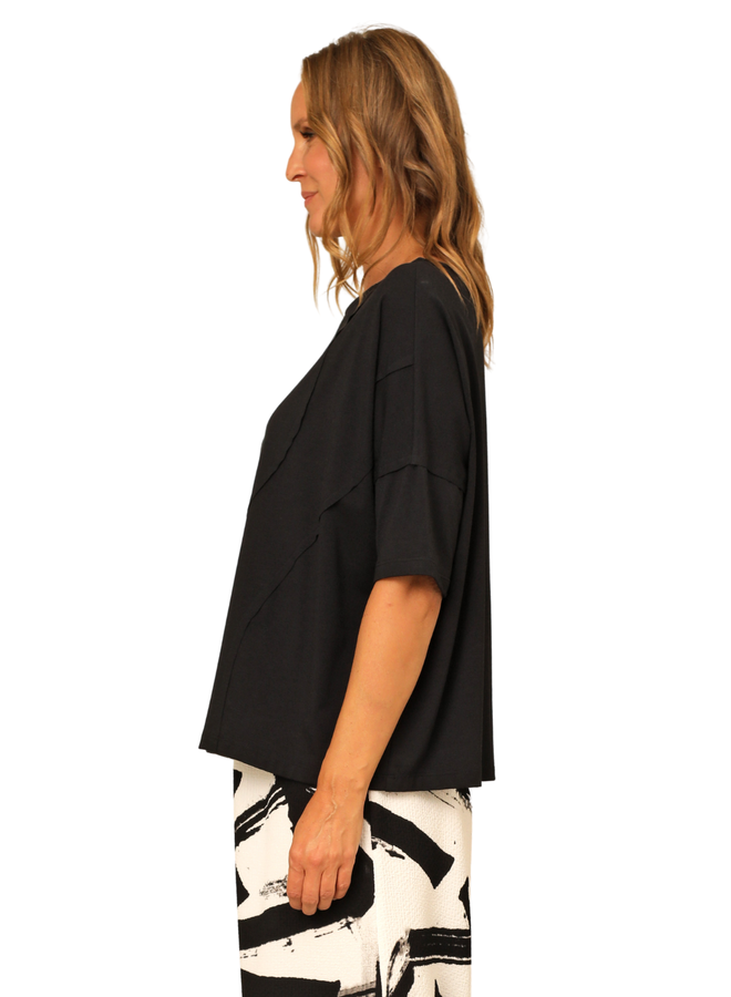 Chalet Lorraine Top in Black
