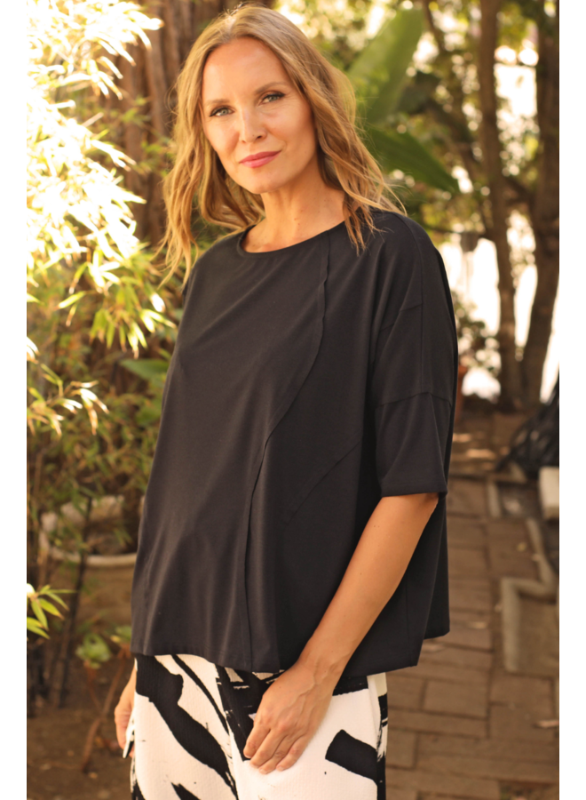 Chalet Lorraine Top in Black