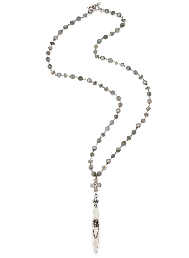 French Kande Moonlight Mix & Pointue Necklace