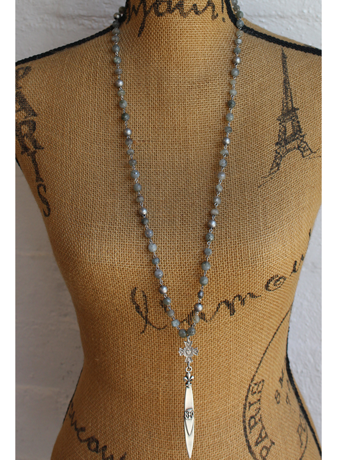 French Kande Moonlight Mix & Pointue Necklace