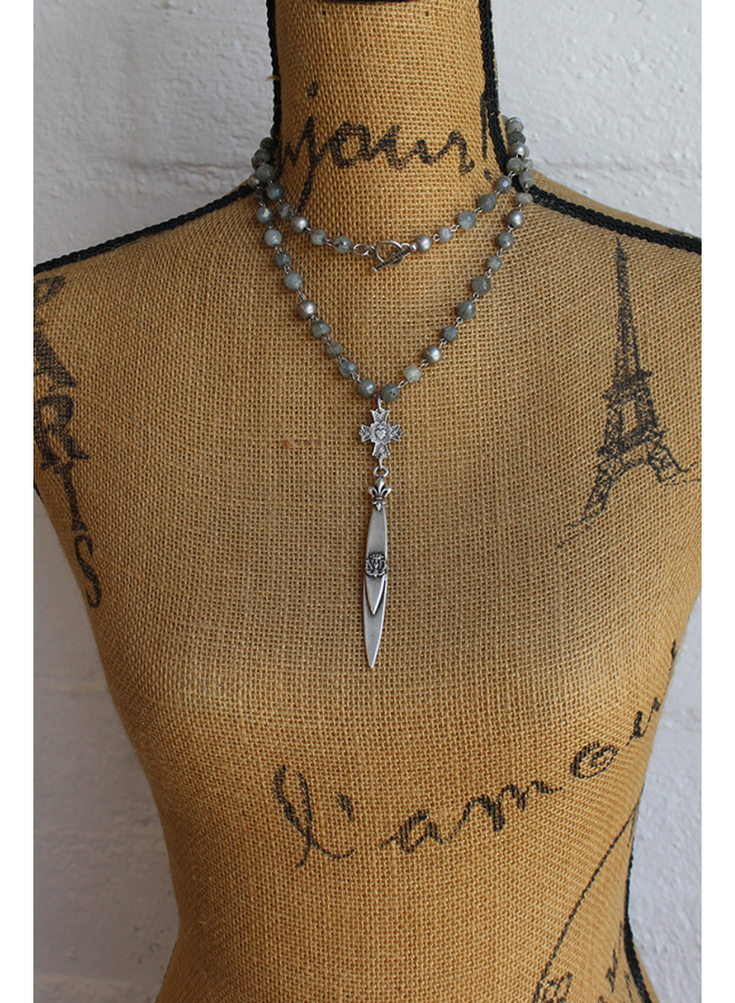 French Kande Moonlight Mix & Pointue Necklace