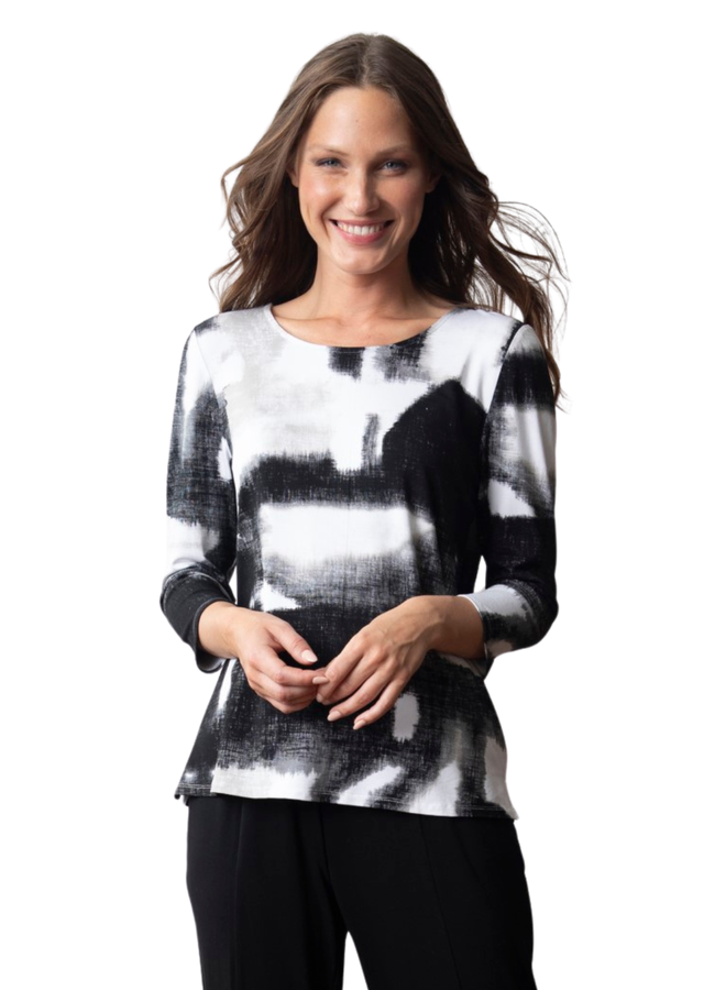 Olivia Arthouse Top in Black