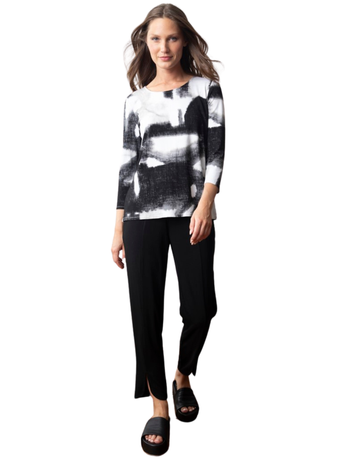 Olivia Arthouse Top in Black