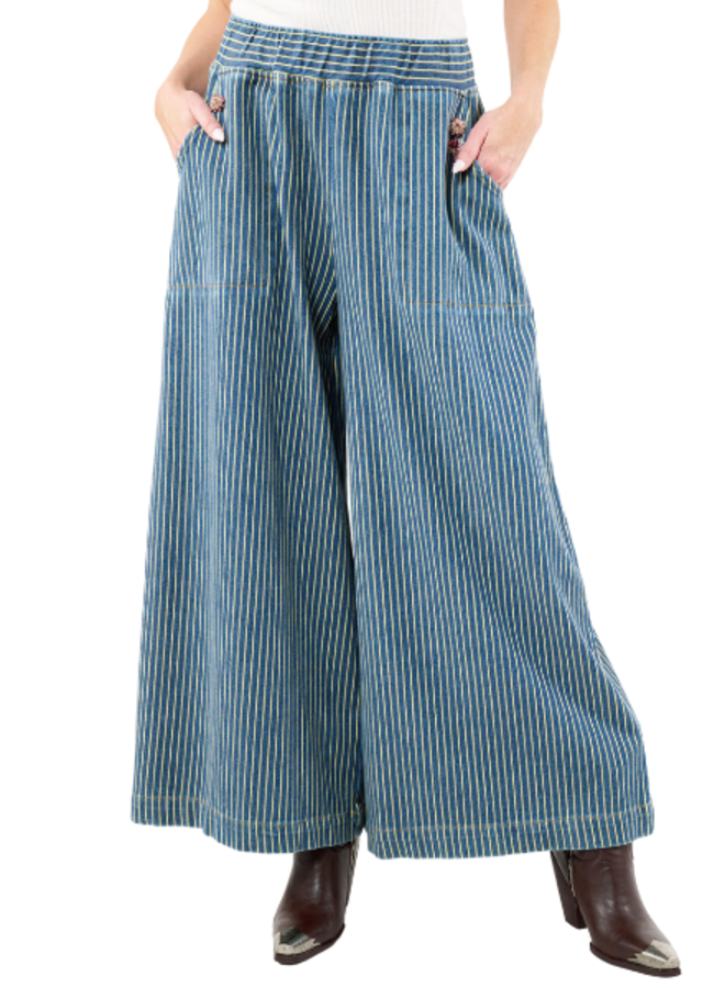 Aratta Alaia Stripe Denim Pants