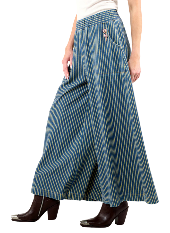 Aratta Alaia Stripe Denim Pants