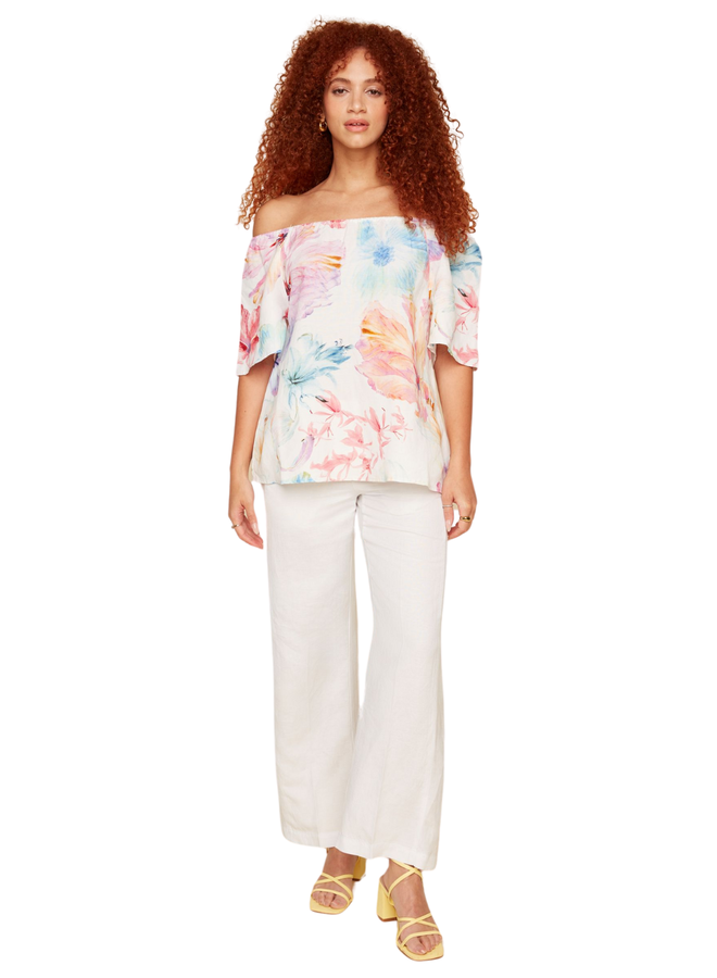 Renuar Breezy Blouse in Multi