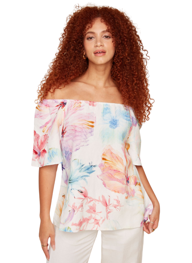 Renuar Breezy Blouse in Multi