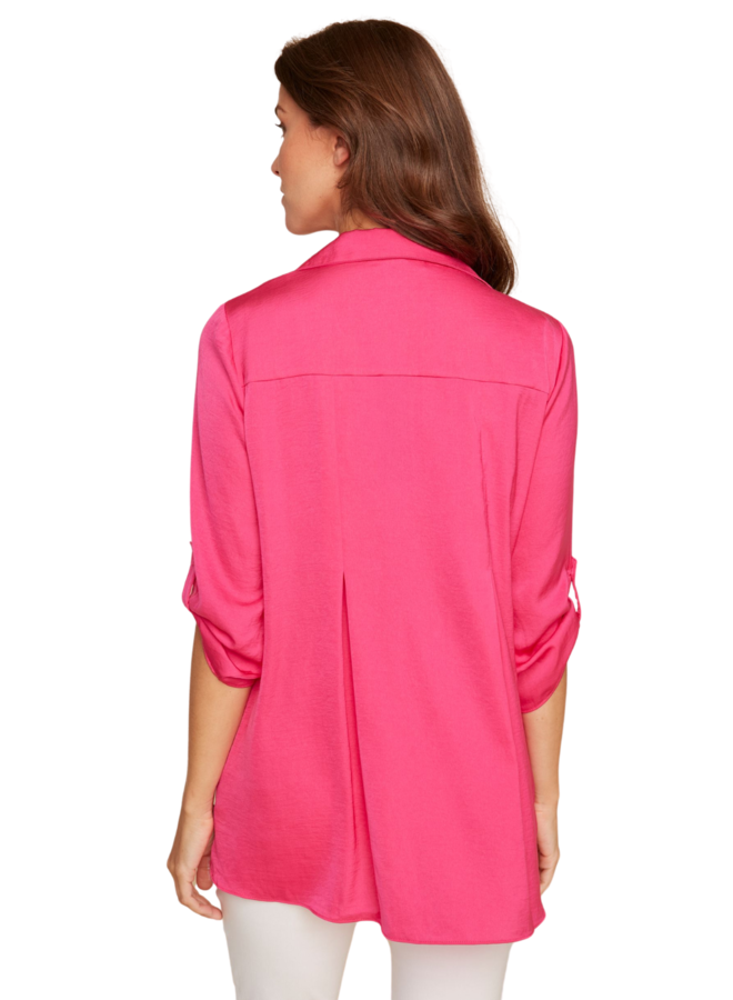 Renuar Soft And Beautiful Blouse In Watermelon