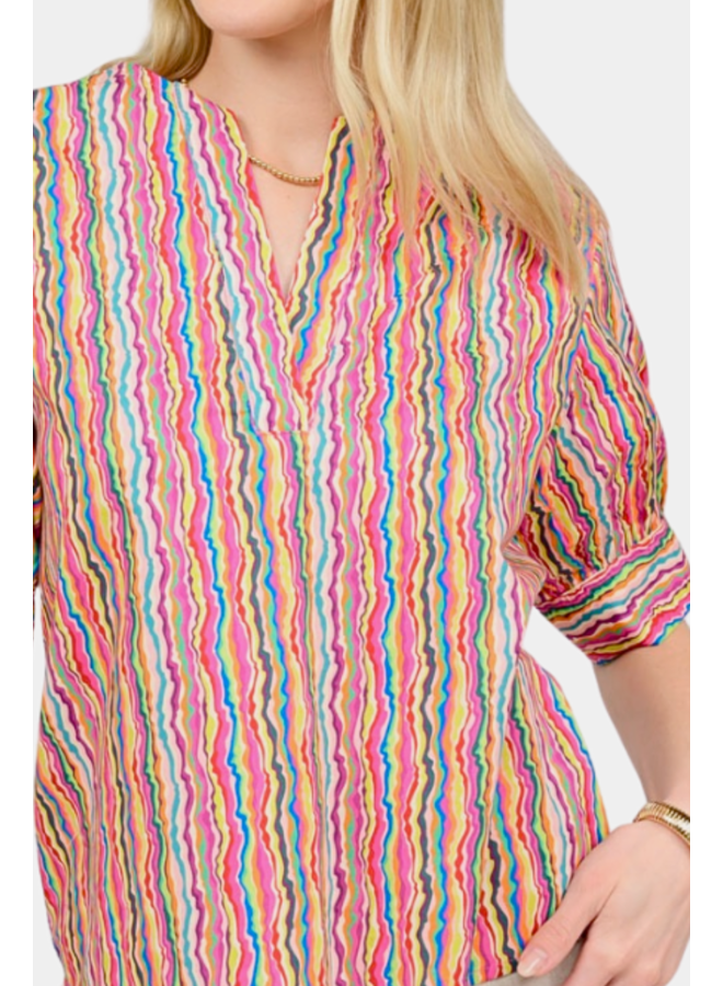 Ivy Jane Notched Front Shirt