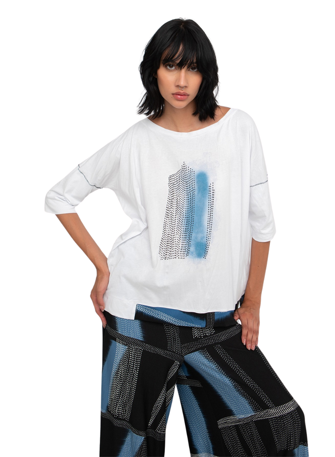 Ozai Techno Blue Top