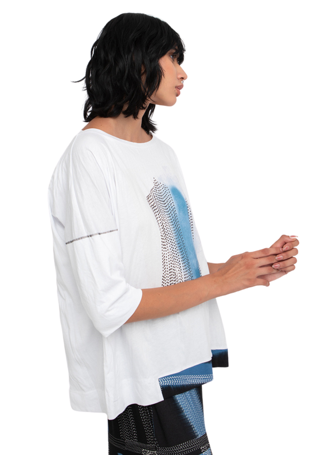 Ozai Techno Blue Top