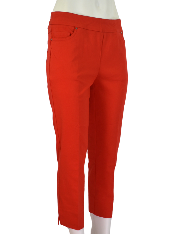 Renuar Crop Pant In Scarlet