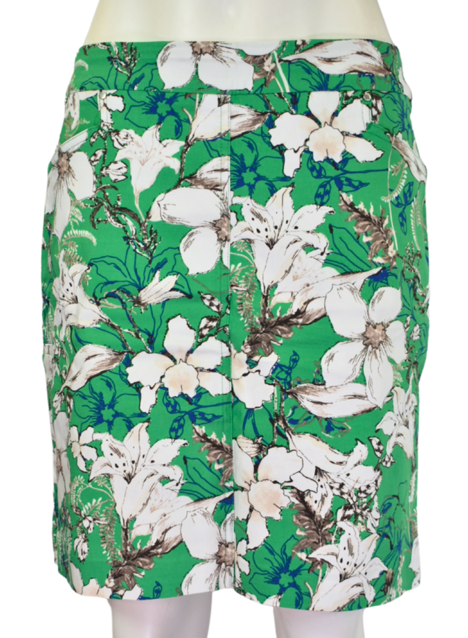 Renuar Skort In Jade Print
