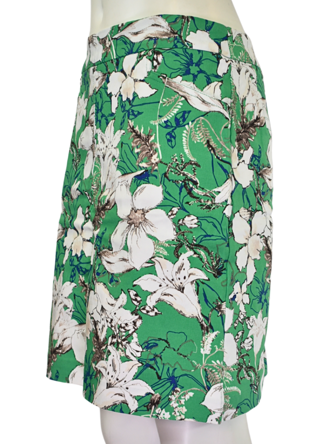 Renuar Skort In Jade Print