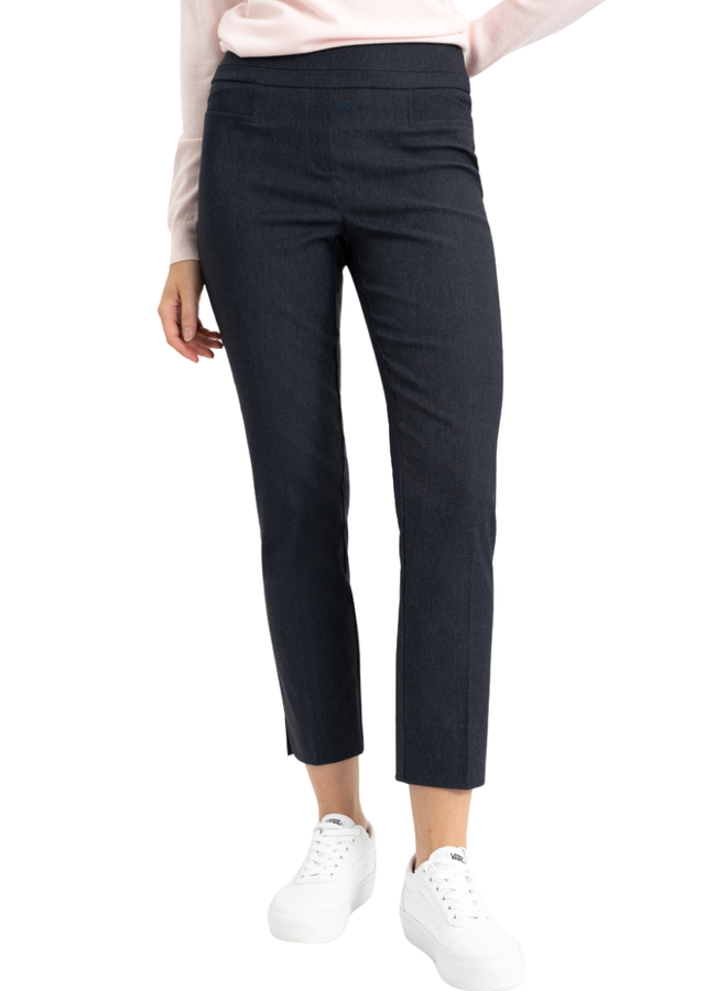 Renuar Cigarette Ankle Pant In Heather Indigo