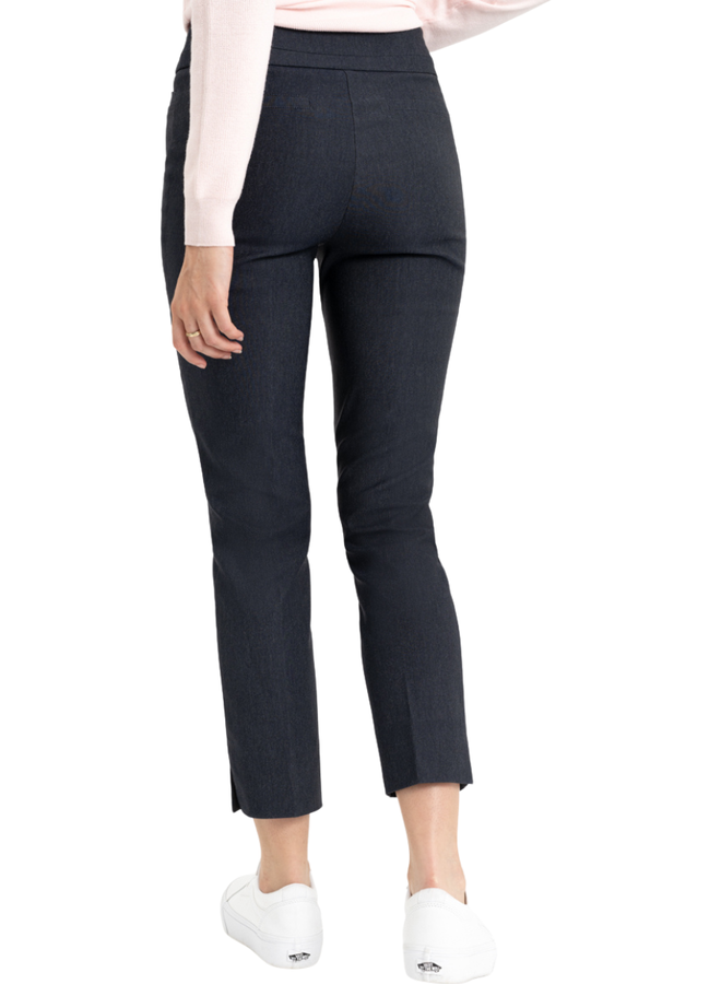 Renuar Cigarette Ankle Pant In Heather Indigo