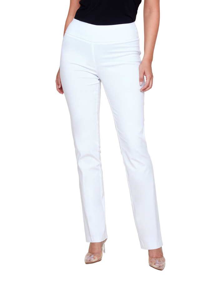 Renuar Longest Cigarette Ankle Pant In White