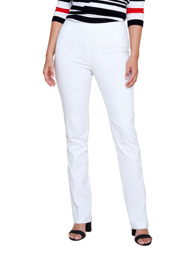 Renuar Longest Cigarette Ankle Pant In White