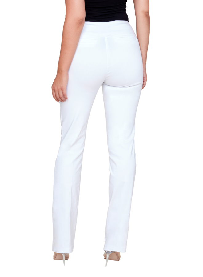 Renuar Longest Cigarette Ankle Pant In White