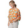 Flower Power Top In Orange