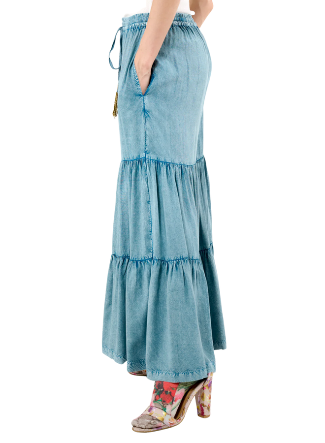 Aratta Dream Pants In Washed Denim