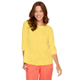 Renuar 3/4 Sleeve Tee in Daffodil