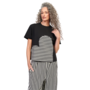 Alembika Gigi Relaxed Heart Tee in Stripes