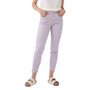 French Dressing Olivia Fringed Slim Ankle Jean in Wild Pansy