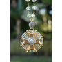 1960's French Maltese Cross Pendant