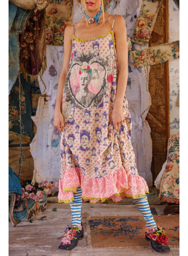 Magnolia Pearl Frida Corazón Llameante Clementine Slip Dress