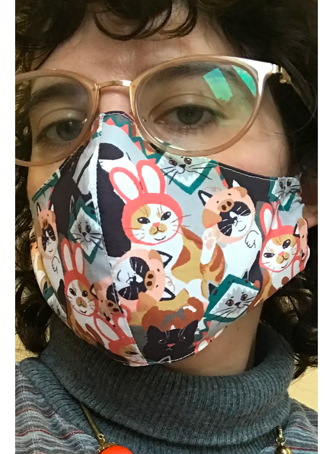Cat In Hats Mask