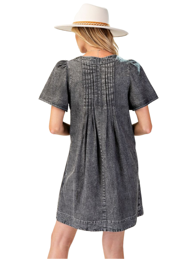 Black Denim Dress