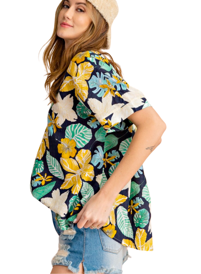 Sun Seeker Floral Top