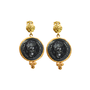 Turkish Coin Earrings With Owl