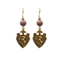 Lion Shield Earrings