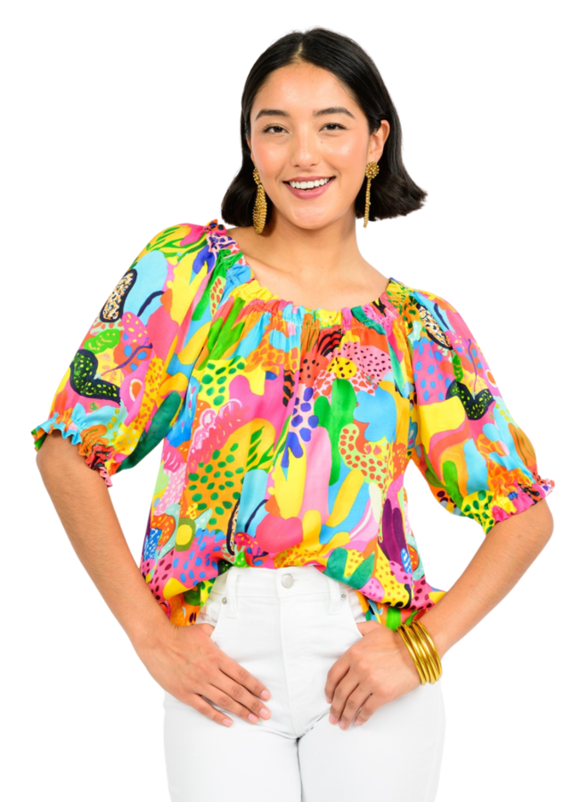 Ivy Jane Tropical Cactus Top