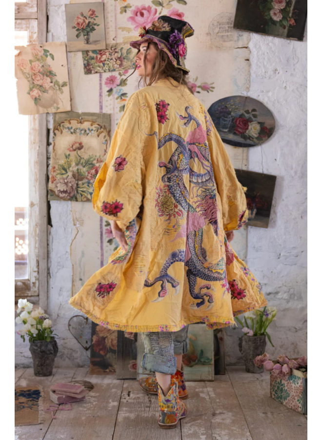 Magnolia Pearl Dragon Romani Kimono