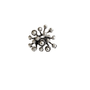 Pewter Flower Spray Ring