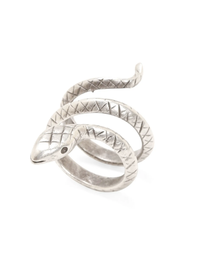 Pewter Snake Ring