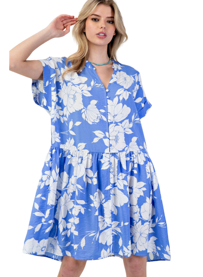 My Day Dress in Periwinkle Blue