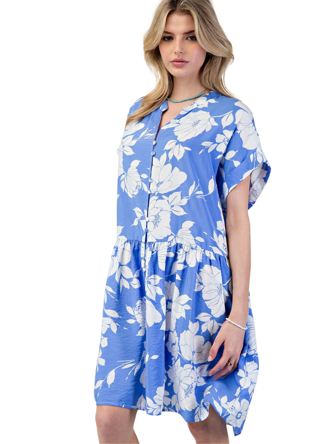 My Day Dress in Periwinkle Blue