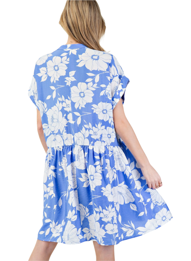 My Day Dress in Periwinkle Blue