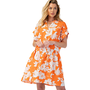 My Day Dress In Tangerine