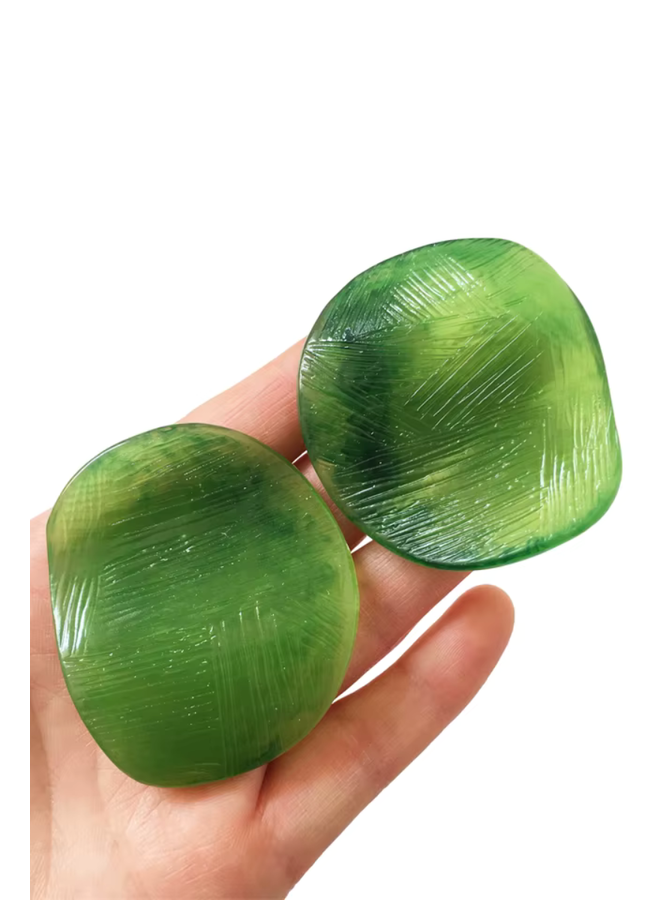 Acrylic Wave Earrings