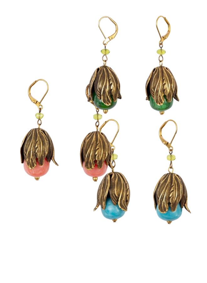 Vintage Tulip Earrings