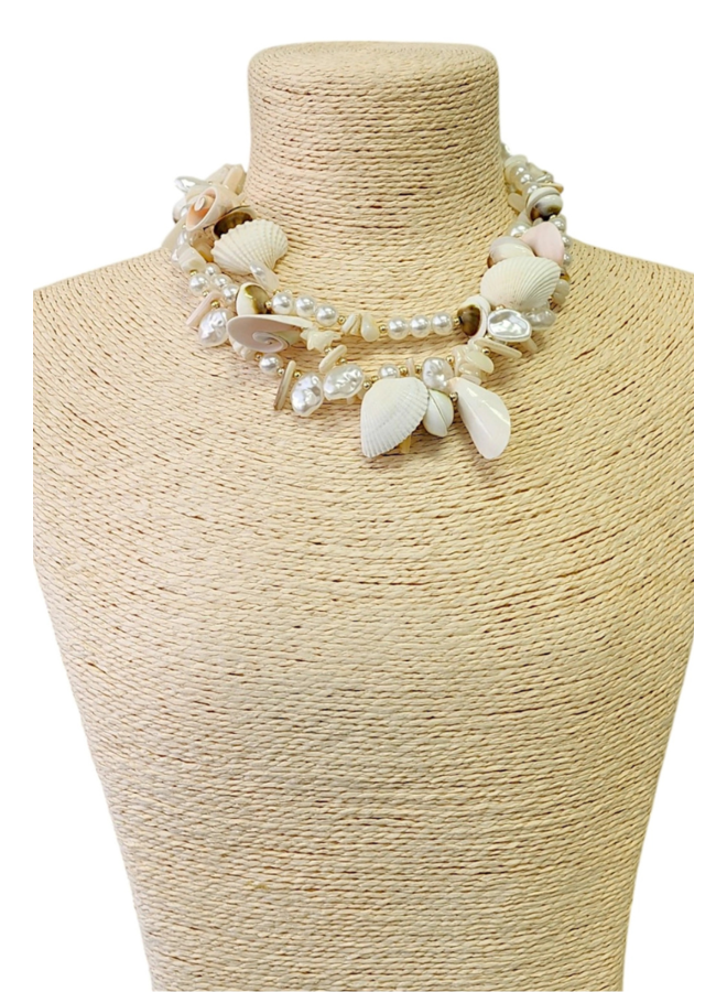 Pearl And Seashell Necklace