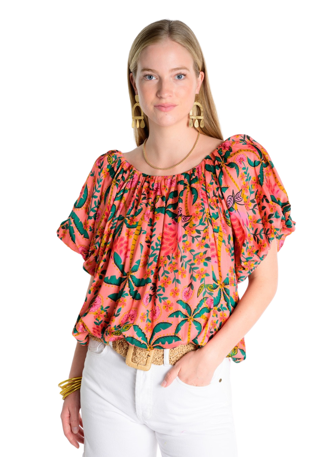 Ivy Jane Bubble Tropical Top
