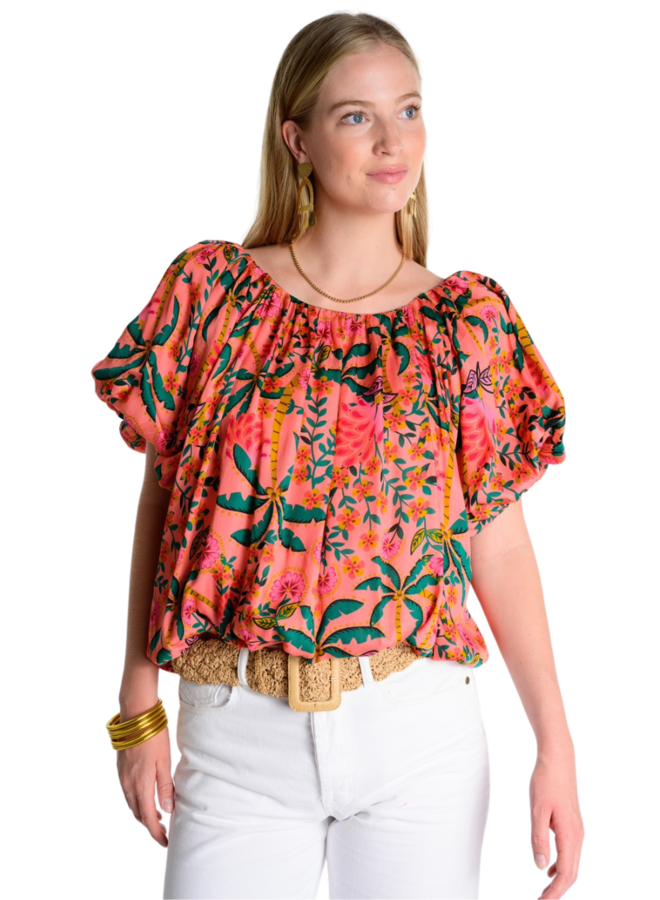 Ivy Jane Bubble Tropical Top