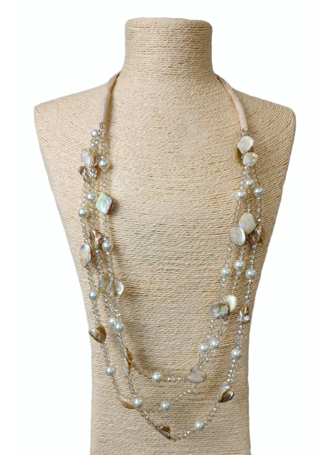 Latte Pearl Necklace